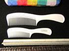Free Ship Vtg New Unused Clinique White Comb Set Silver Lettering Lot W case
