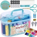 Travel Ready Sewing Kit  Complete Diy Organizer With Threads   Accessories