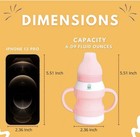 Baby Silicone Straw Sippy Cup Toddler Training Water Bottle Leakproof Tableware