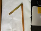 No  42   12  Ruler With Brass Slide Out  Unknown Brand