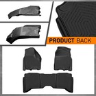 Tpe Allweather Floor Liners For 2009-2018 Ram Crewcab Black 1st 2nd Row