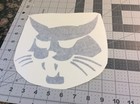 Bobcat Face Sticker 9  Logo Skid Steer Vinyl Decal Black   set Of 2 