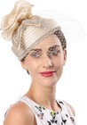 Fascinators Hat For Women Church Tea Party Headband Derby Wedding Cocktail Hat