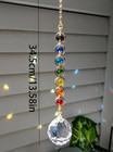 1pc Crystal Suncatcher Prism     Rainbow Maker Hanging Decor For Home   Meditation