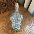 Clear Glass Grape Cluster Wine Bottle Decanter With Cork Stopper  Wine Type