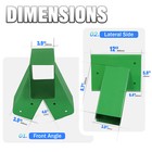 Brand New 1-2-3 A-frame 2 Brackets For Swing Set With All Hardware