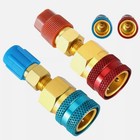 R1234yf To R134a Adapter Kit Quick Couplers Hi lo Side Conversion For Car A c