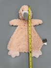 Demdaco Flamingo Lovey Rattle Plush Baby Pink Security Blanket