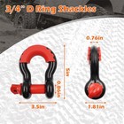 Offroad Recovery Strap Kit  3  X 30ft Tow Strap 10 Ton Snatch Block Pulley d 