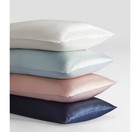Mulberry Silk Pillowcase Satin Soft Silky Pillow Cover Standard Queen King
