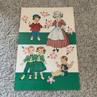 Little Theater Paper Dolls Saalfield 10 Dolls Vintage Uncut Storybook Style