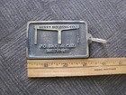 Berry Holding Co  Metal Key Chain Approx  3 1 4  X 2  W Eyelet    Loop -vintage