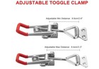 Heavy Duty Adjustable Toggle Latch Clamp 4003 Style 1320lbs Holding Capacity   