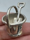 Vintage Tiffany   Co Sterling Silver  925 Beach Pail Bucket   Shovel Pin Brooch