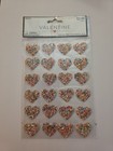 Paper Crafts Glitter Heart Stickers Valentine s Day 24 Pieces Scrapbooking
