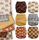 3 0 Cloth Diapers For Babies  6 Pack One Size Washable And Reusable Pocket Diape