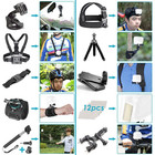 50-in-1 Portable Action Camera Accessory Kit Compatible With Gopro Hero 12