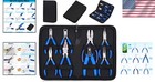 8-piece Micro Jewelry Pliers Set With Zipper Bag     Perfect For Crafting Elegance