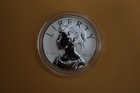 2017-p American Liberty One Ounce Reverse Proof Coin With Case - Toning