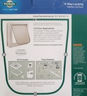 Petsafe 4-way Locking Indoor Cat Door White 5-1 2 x6-1 8  Flap Opening P1-4w-11