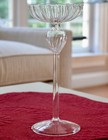 One Absinthe Drink Glass Handblown Glass Art Bubble Dosing Reservoir Stemware