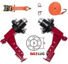 New Upgraded 6x5 5 Lug Superior Shipping Container Wheels   container Mobility Kit