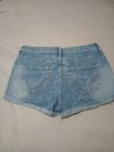 Hollister Womens Distressed Button-fly Booty Shorts Size 9  30x2  Stretchy Denim