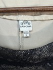 Sangria Black Lace Tiered Cocktail Dress With Nude Lining - Size 10