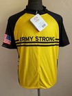 Us Army Cycling Jersey  Primal Wear Vtg Yellow Black Sz Xl Nwt