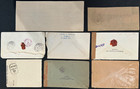 1938 - 1944 India Air Mail 8 Censored - 1 Registered W  Letter  On His Majesty s