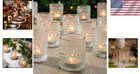 Elegant 48 Pack Votive Candle Holders     Perfect For Weddings   Events