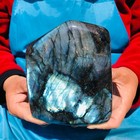 4 42lb Natural Labradorite Blue Quartz Crystal Polished Healing Sample 627