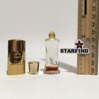Prince Matchabelli Glass Gold Tone Metal Crown Perfume Case 1940   s  Vintage See