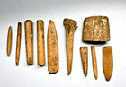 Rare Ancient Bone Beads  Talismans From  Venezuela 1000 Bc
