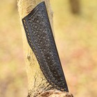 Custom Handmade High Quality Black Leather Knife Sheath Edc Fixed Blade Case