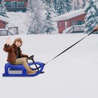 Snow Sled  Single Rider Winter Sleigh  Outdoor  snow Sled For Toddlers   Kids