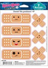 Lot 3 Sheets Vinyl Band Aid Faces Decal stickers For Laptop Notebook Macbook Pro