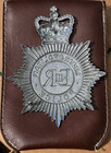 London Bobby Hat Badge  Metropolitan Police Hat Badge W case  Vintage Uk Gem 