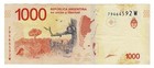 Argentina 1000 Pesos 2017 2020 nd  P-366 Hornero Bird  Pampa Vertical Banknote