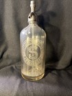 Vintage Etched Glass Simpson Spring Seltzer Water Siphon Bottle From Simpson  Ma