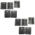 10pcs Plastic Battery Storage Case Box Holder For 4 X Aa 4xaa 6v With Cover