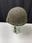 Original Ww2 Wwii  Us M1  Helmet Fixed Bale With Net
