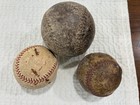 Vintage Baseballs From Early 1900   s - Good Stitching - Lot Of 3