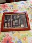 Elvis Presley  Collectible 7 Wine Bottle Set With Iron Bottle Holder And Tray
