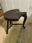 Vintage  one Of A Kind  Chippendale Style  Handbuilt Stool By Bill Wallick  Pa 