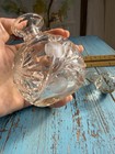 Antique Abp Cut Glass Perfume Cologne Bottle Strawberry Diamond