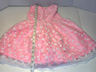 3 Vintage Baby Toddler Girls 90 s Pink Ruffle Lace Knit Red White Party Dress 2t