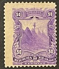 Travelstamps  1893 Nicaragua Stamps Scott  56-50c  Arms Of Nicaragua Mint Mogh