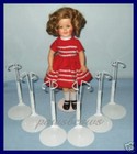 6 Kaiser Doll Stands For New Curvy Body Barbie Fashionista 12  Shirley Temple