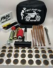 Emergency Trail Atv Utv Tire Repair Kit Tube Patch Plug Co2 Cartridge Inflator 